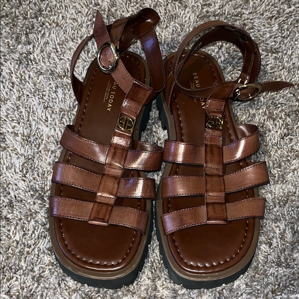 Beau Today Gladiator Sandals For women’s With Unique Brand Buckle